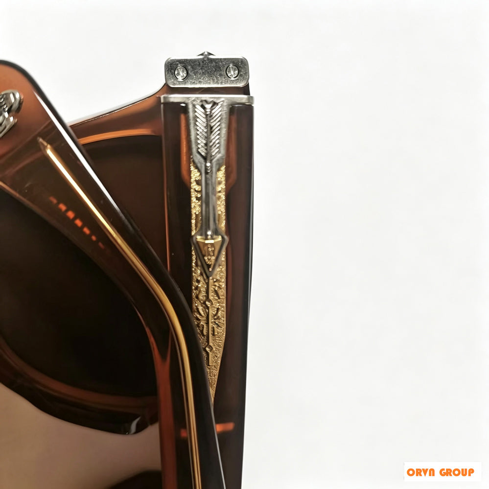 Luxury Hand Polished Acetate Sunglasses, High-End Full Rim Acetate Frame Polarized Sunglasses for Men Women